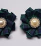 Cute Tartan Ruffle Hair Clips Plaid Ribbon Ruffle - Mixed Colours - Image 6