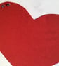 Valentine day card. Card for Valentine. Love heart. Ref 332. SALE - Image 2