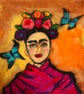 Frida Kahlo - Original Needle Felt Artwork - Image 1