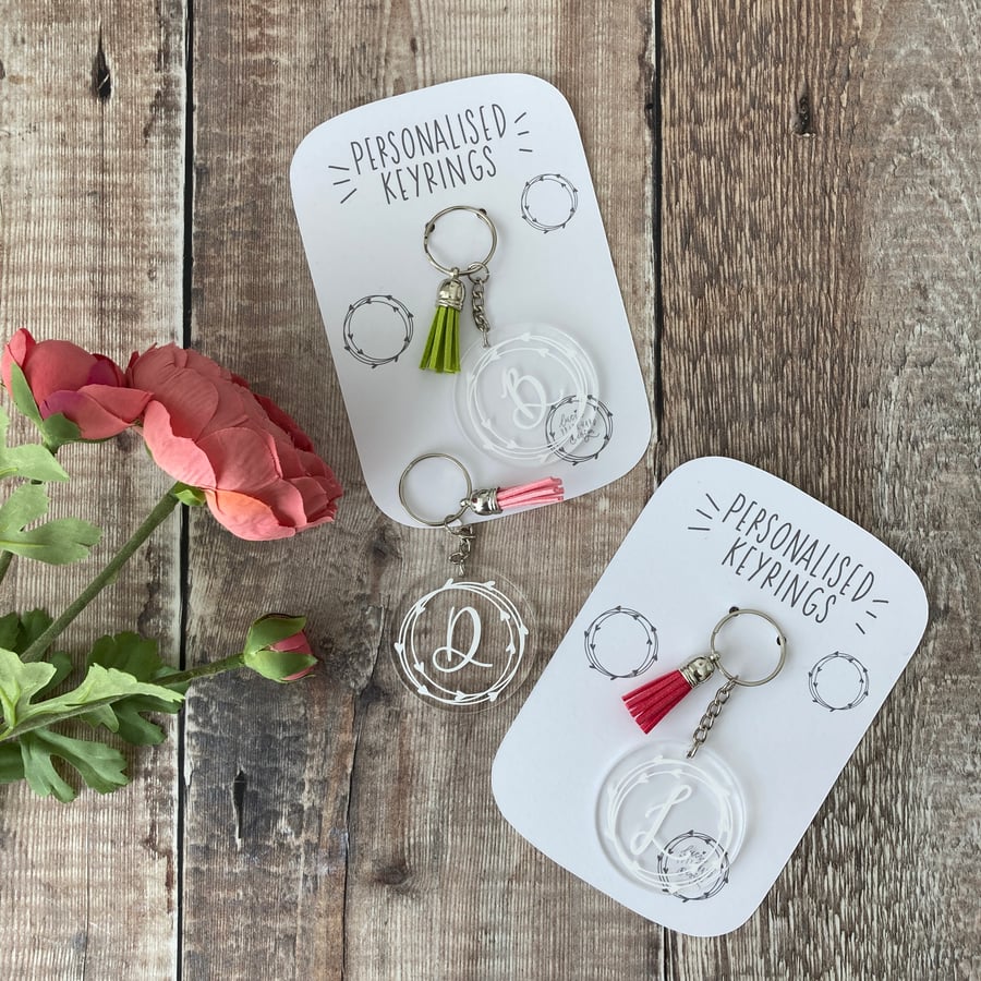Personalised Keyrings, Personalised Gifts, Gifts for Teachers, Gifts for Student