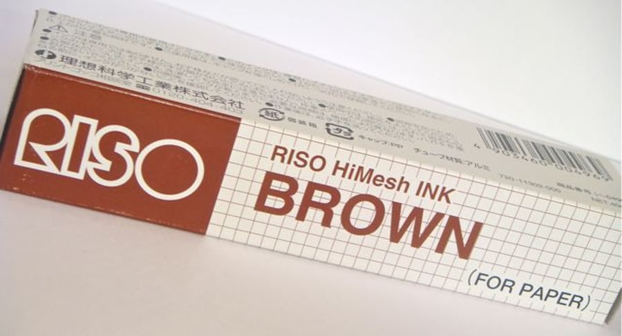 Riso HiMesh Ink -  Brown for Paper