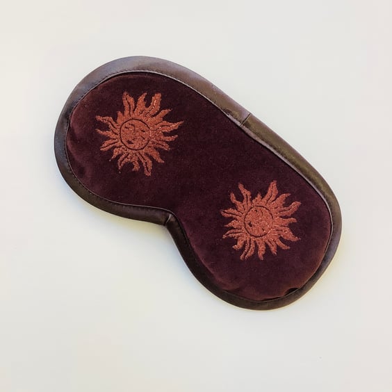 Chocolate Sun velvet lavender infused eye mask