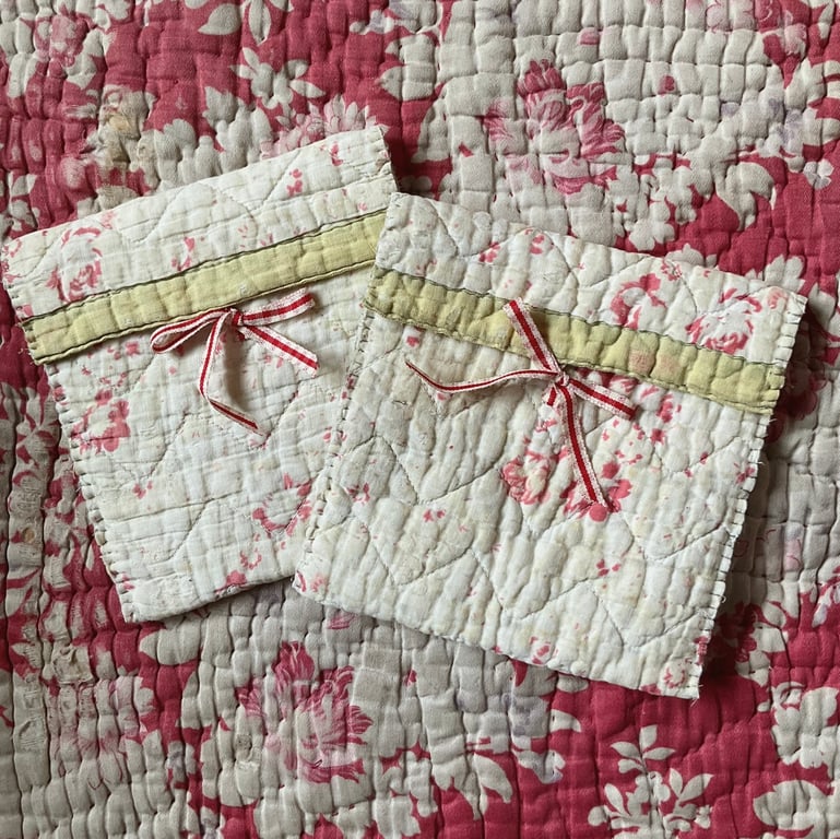 Vintage Quilt Pouches