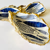  Blue Fish Dorset Oyster Shell Trinket Dish. Ring dish, Jewellery Dish.