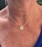 Silver and Gold Shoreline Necklace with Citrine - Image 4