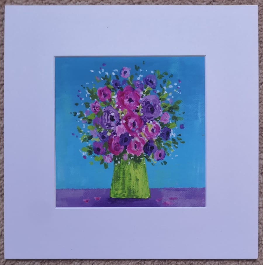 Roses Forever Bouquet giclee print