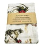 All Purpose Dish Cloths, Linen Look with Cream towelling back, Chickens & Cocks