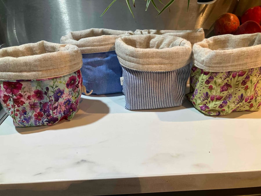 Fabric Trinket Baskets