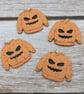 Pumpkin Christmas Jumper Tree Decorations  - Image 6