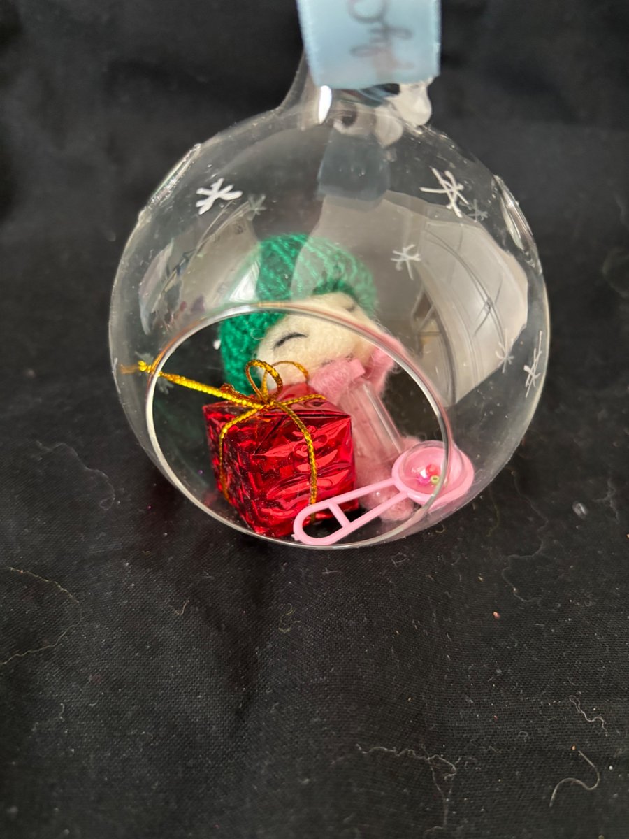 Baby's first Christmas bauble 