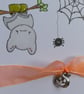 Halloween Card - Bat With Pumpkin Charm - Image 7