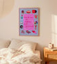 Thank You For Making Life Beautiful Happy Art Print, Family Home Wall Art Decor, - Image 3