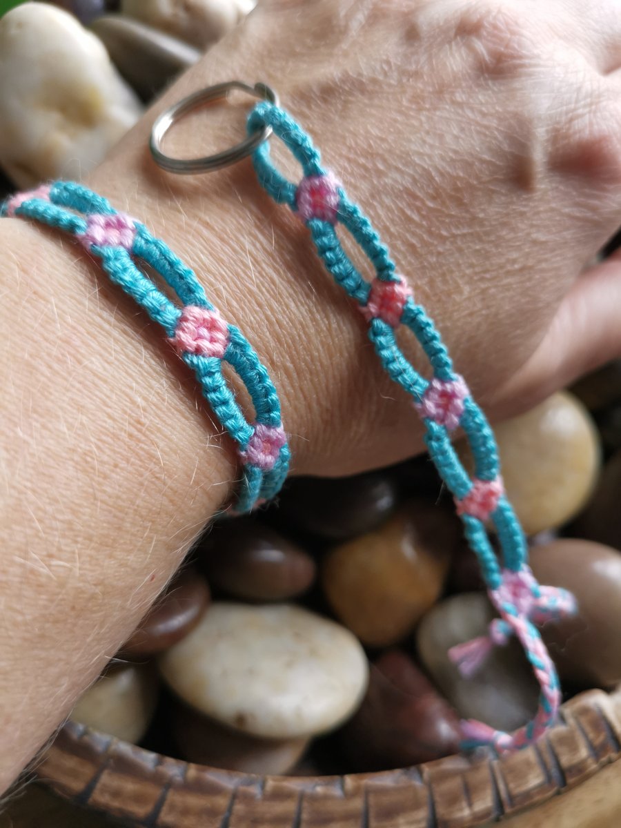 Friendship Bracelet and Keychain Folksy