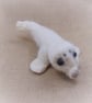 Felted Winter Ornament, Felted Baby Seal, Soft Seal Figurine, Little Snow Animal - Image 1