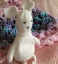 Knitted Easter Bunny with Dangly Legs