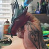 Dragon head finger puppet