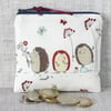 Coin purse, small purse, hedgehogs