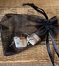 Handmade ceramic earrings square  - Image 3