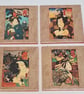 Ceramic Japanese Coasters x 4 - Image 5