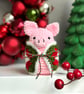 Jolly HollyBerry Piggy in a Blanket - Image 1