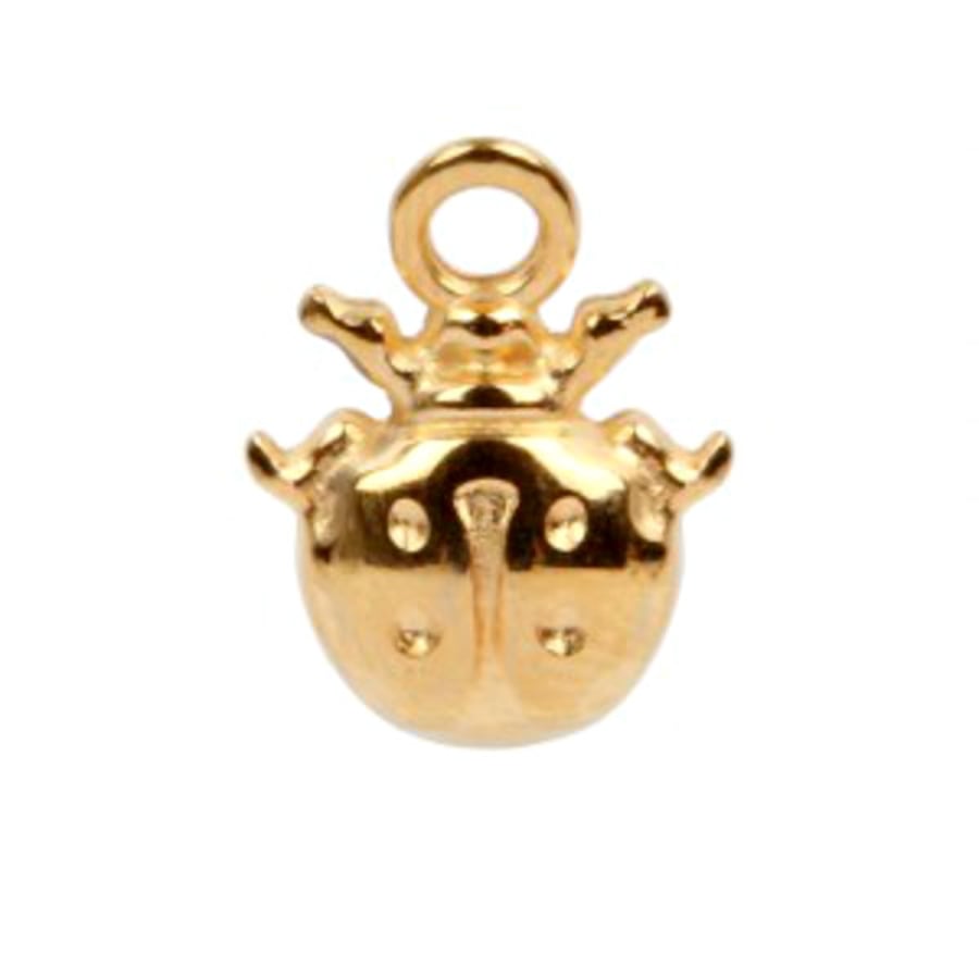 Gold Plated Ladybird Charm