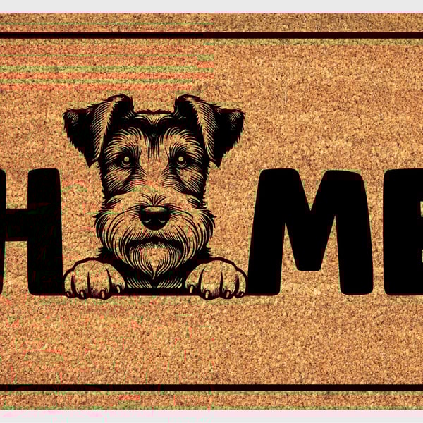 Fox Terrier Home Door Mat No.2 - Fox Terrier Welcome Mat - 3 Sizes