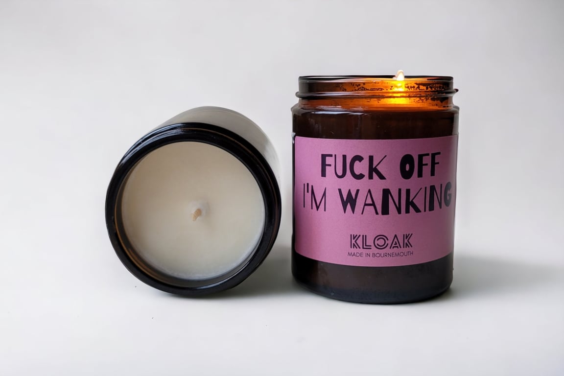 Fuck Off I'm W-nking Candle