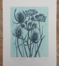 Winter Seedheads - linoprint - Image 3