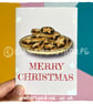 Merry Christmas Mince Pie Christmas Greetings Card