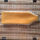 Cosy Earwarmers - Mustard Yellow Harris Tweed 