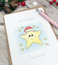 Christmas Star Card - Christmas Greetings Card - Personalised - You’re a Star - Image 2