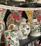 'Flowers and stars' Liberty fabric mini 'dresser' bunting with jingle bells - Image 3