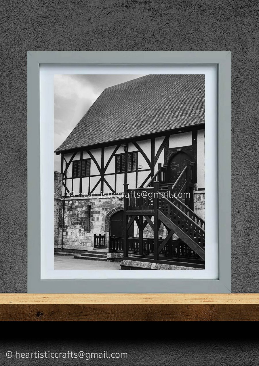 Black and white York print Folksy