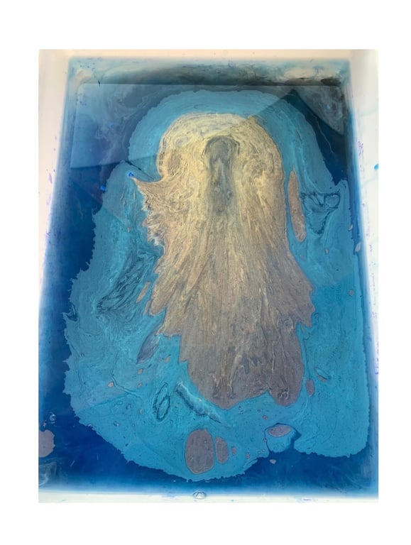 Psychedelic ink pattern photographs 