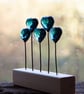 5 hearts stained glass suncatcher ornament - Image 3