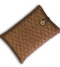 Seigaiha Wave Book Sleeve – Japanese Cotton Book Protector with Coconut Button - Image 2