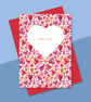 Valentine's Day Card – Only You Card with Red Envelope - Image 2