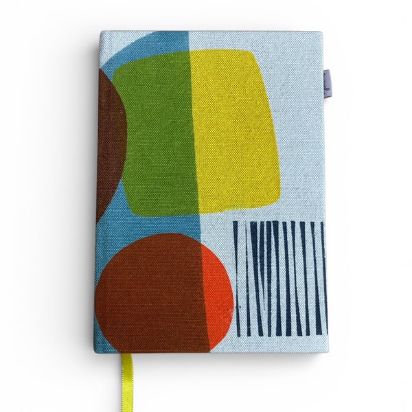 Perfectly Imperfect. A5 Sketchbook - Hand printed - Hand bound