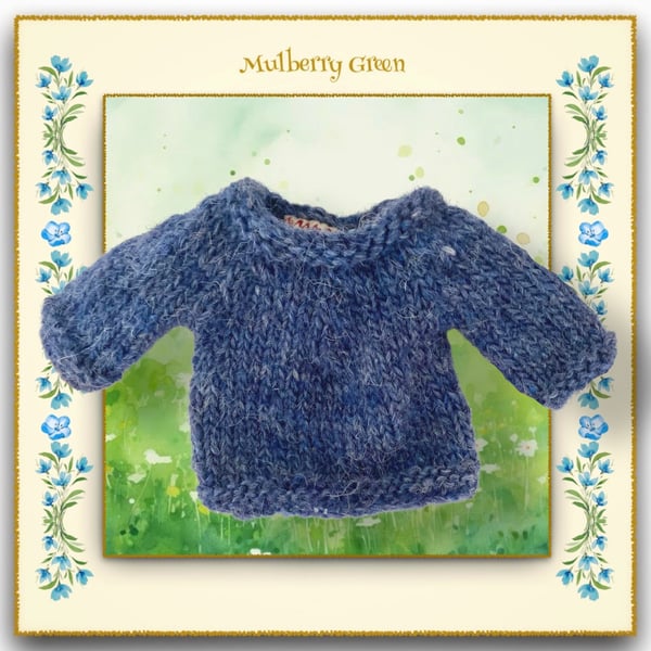 Denim Blue Icelandic Jumper