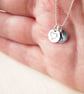 Initial Heart Duo Pendant - Image 3