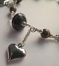 Ceramic and silver bracelet - Image 1