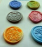 Set Of Six Pastel Wax Seals - Image 2