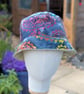 Handmade bucket festival hat.