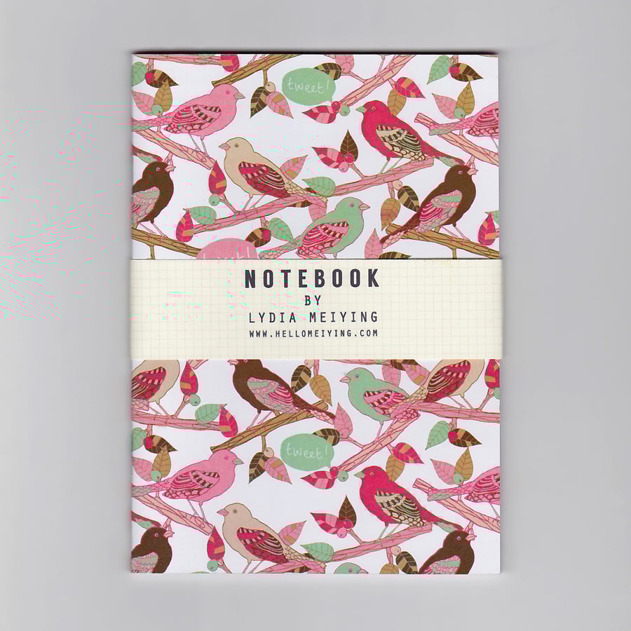 A6 Mini Notebook - Tweet Tweet