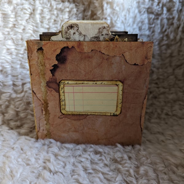 Small shabby grungy journal 