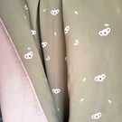 Handcrafted Pistachio Koala Baby Quilt - Cotton Jersey & Flannel
