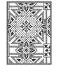 267B - Christopher Dresser Stained Glass Window Cross Stitch Pattern MONO - Image 1