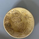 Handmade Ceramic Dragon Bowl: Pagan Altar Decor, Witch Gift, Wiccan Dish