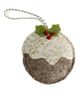 Christmas Pudding Christmas Decoration, Hanging Decoration - Image 8