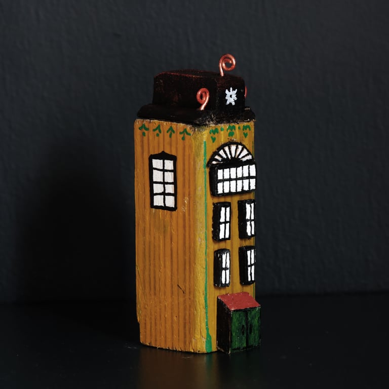 Wonky Buildings, Amsterdam Driftwood Art